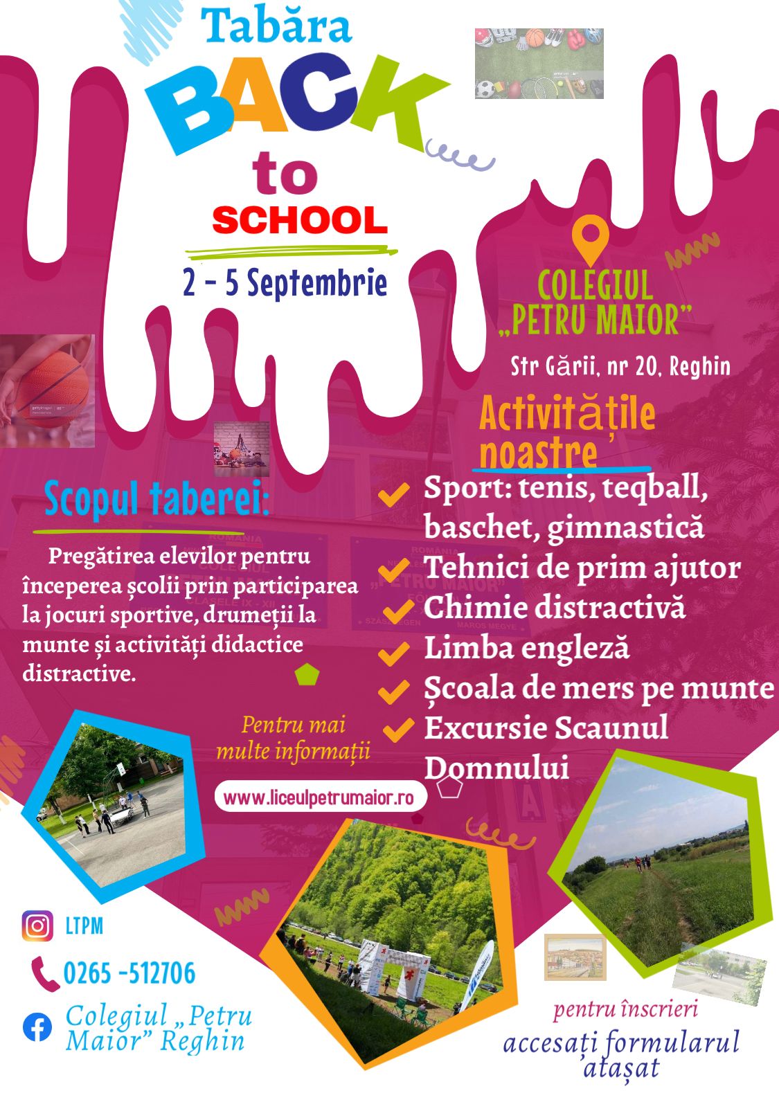 Tabăra Back to School Tabăra Back to School